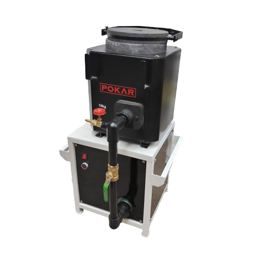 GAS MELTING FURNACE FOR GOLD & SILVER TABLE MODEL